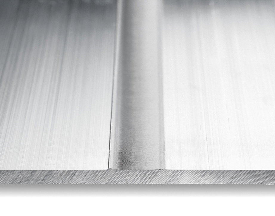 Looking closely at the aluminium surface reveals interesting microstructures that are created from different processes. 