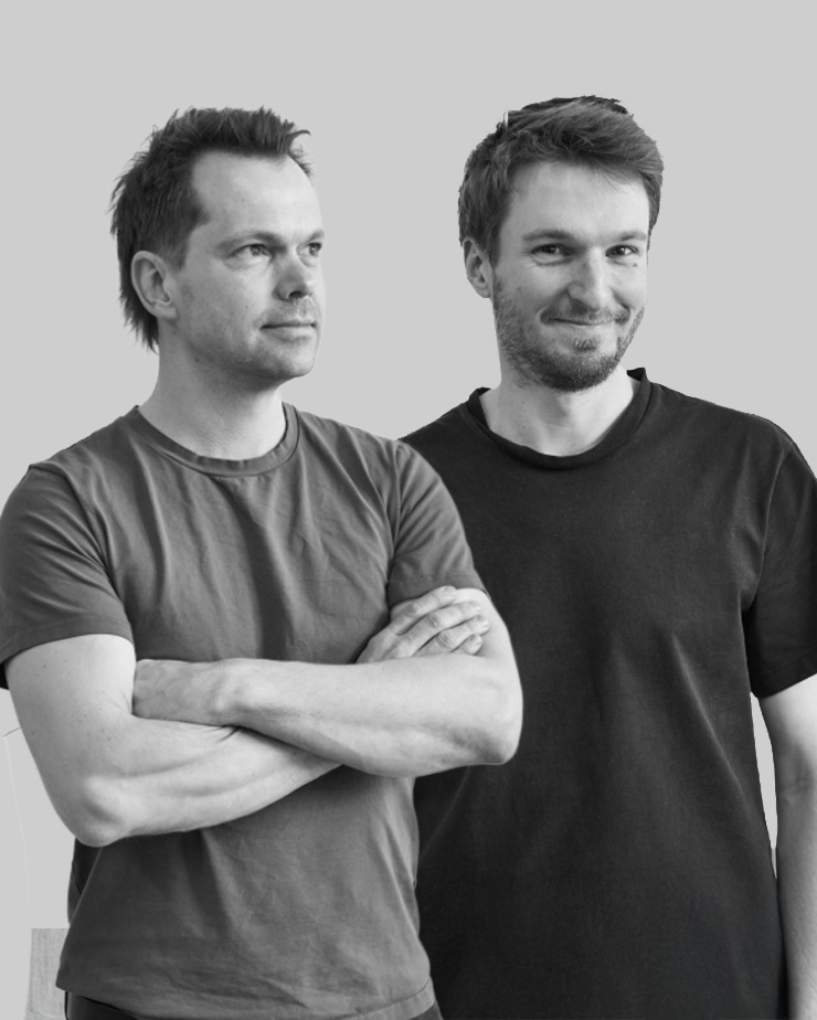 two men standing together