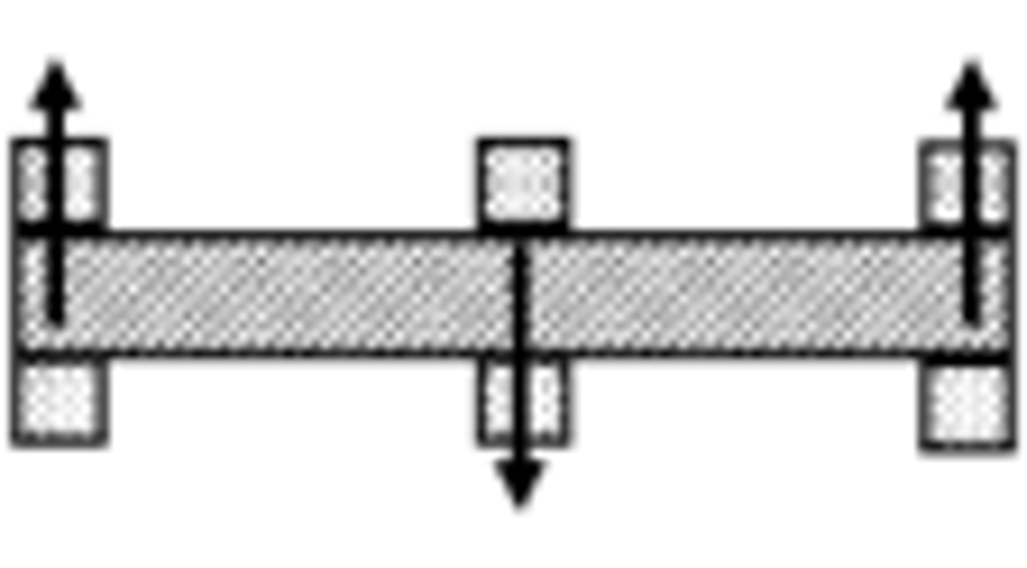 a white and black sign