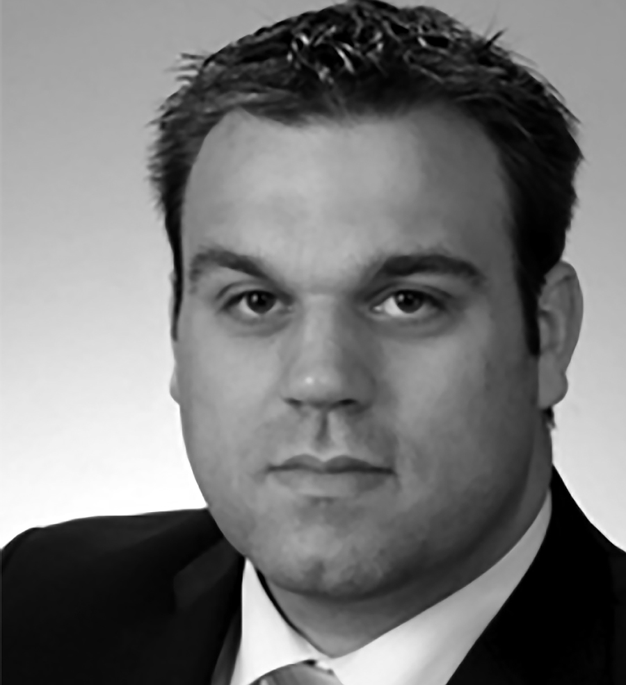 a man with a serious expression