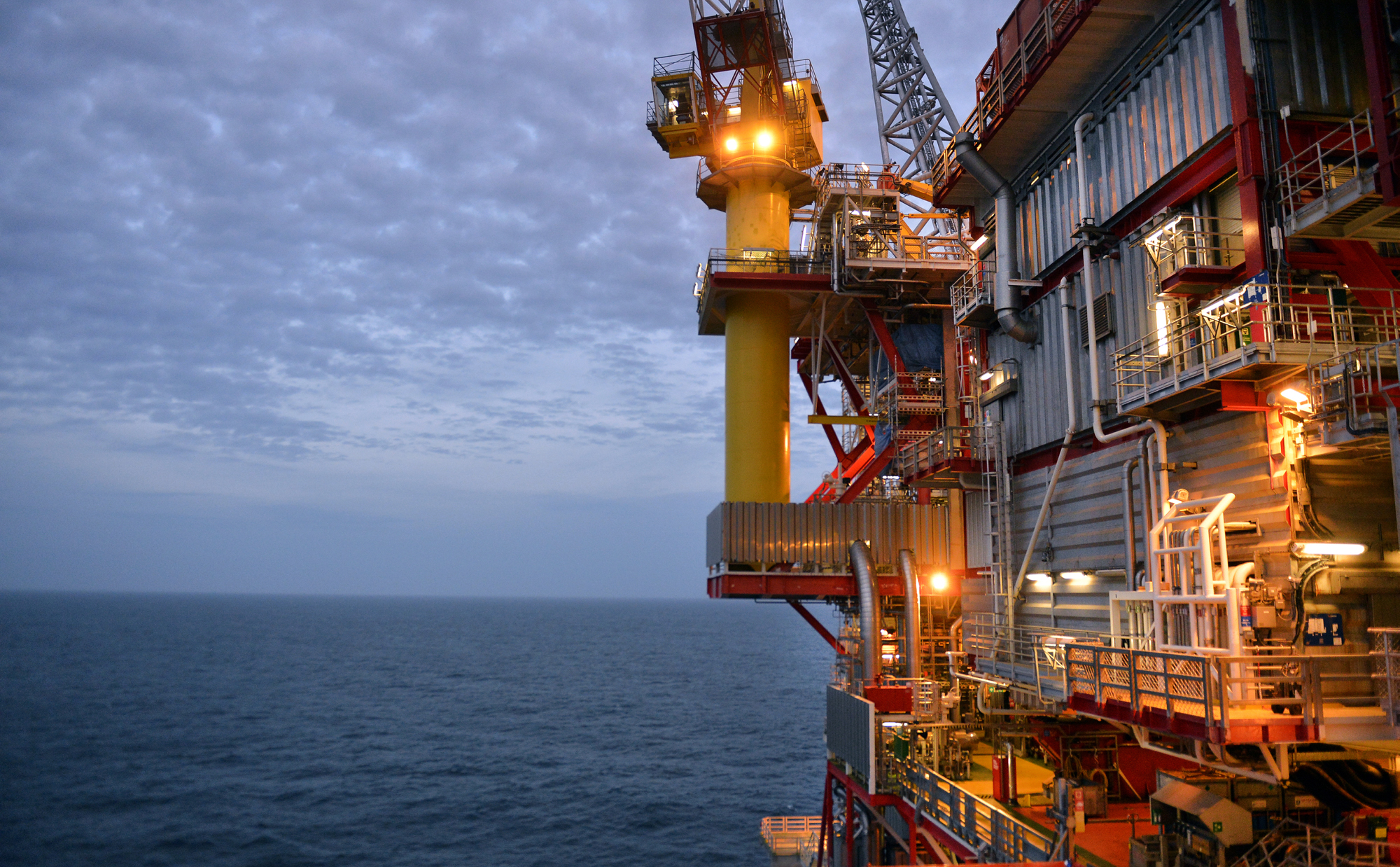 A large offshore installation