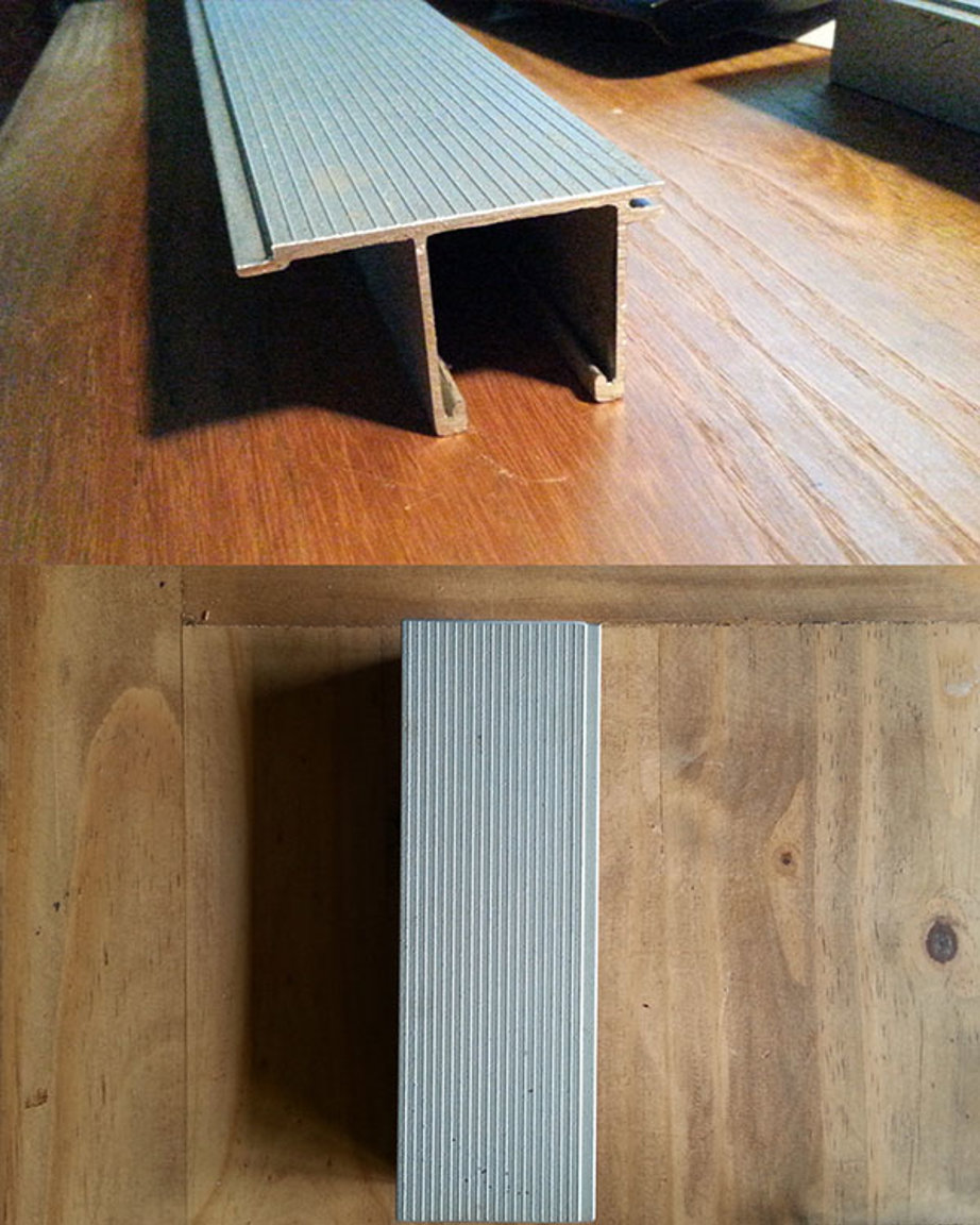 a piece of metal on a table